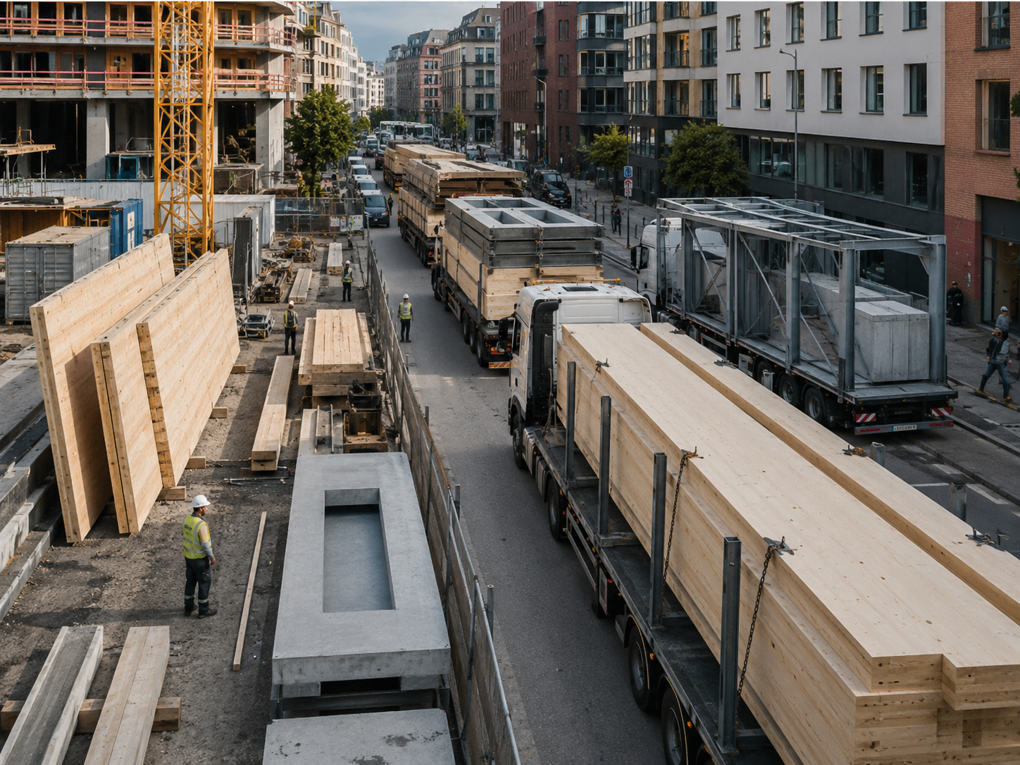 logistics in timber
